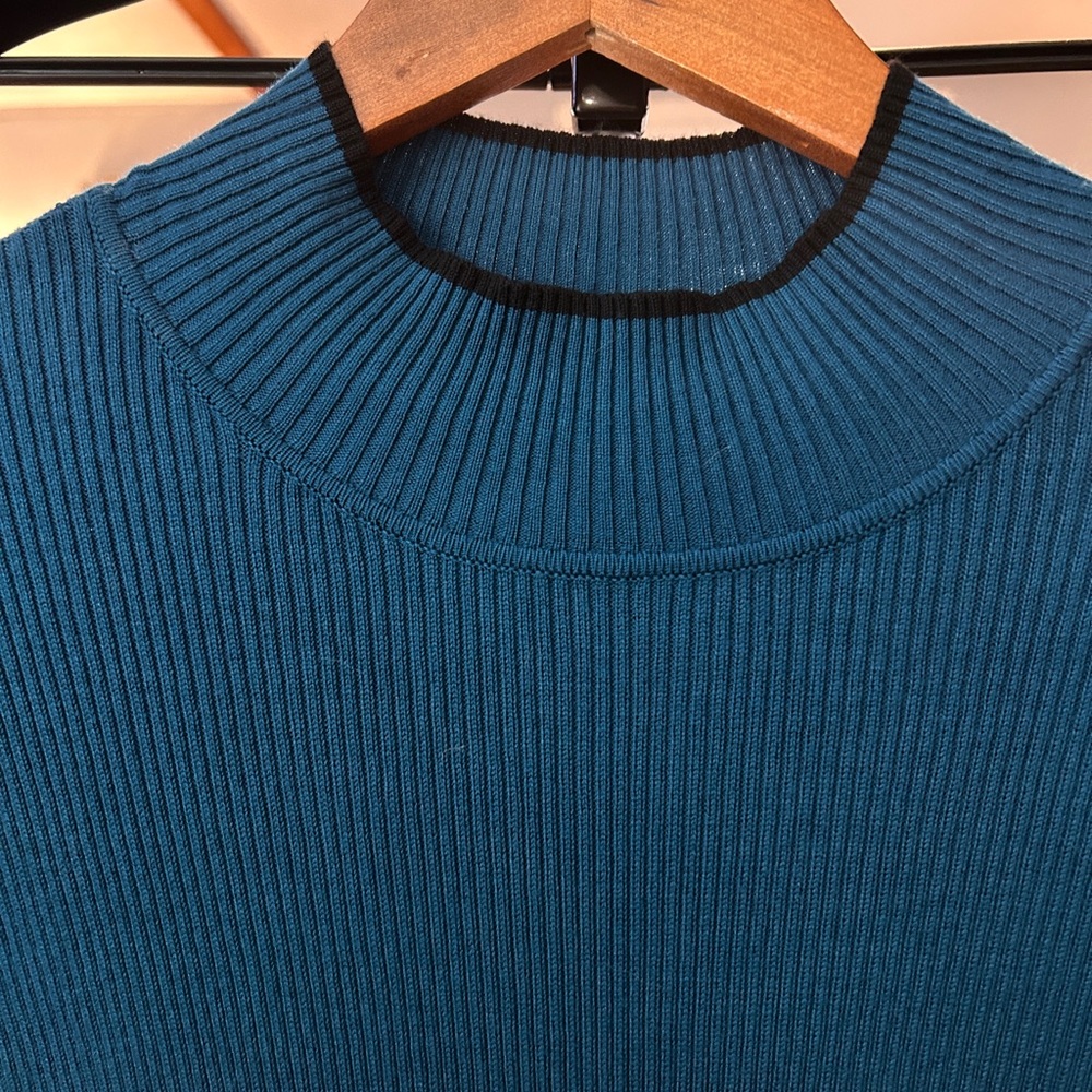 Liz Claiborne Men's Teal Crewneck‎ Sweater
